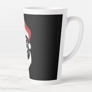 Taza De Café Latte Navidades felices Santa Claus dice Feliz Navidad