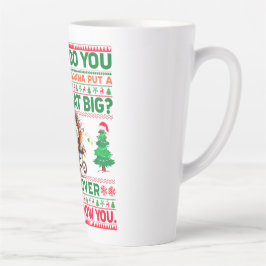 Taza De Café Latte Navidades Feliz Navidad Por Un Mono Regalo