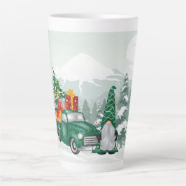 Taza De Café Latte navidades festivos Holiday gnome Latte Mug