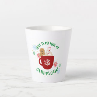 Taza De Café Latte Navidades festivos saludan a Mug con hombre de pan