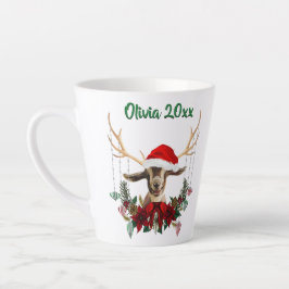 Taza De Café Latte Navidades festivos Toggenburg Goat Kid