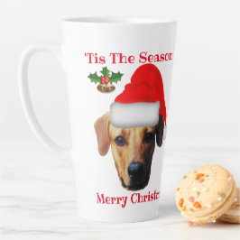 Taza De Café Latte Navidades grandes personalizados Coffee Mug