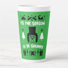 Taza De Café Latte Navidades Grumpy