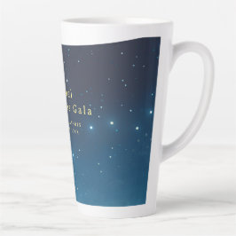 Taza De Café Latte Navidades Holiday Blue Latte Mug