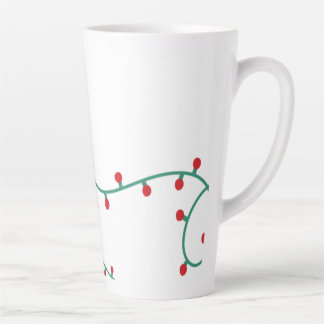Taza De Café Latte Navidades latte mug