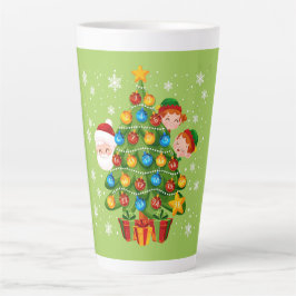 Taza De Café Latte Navidades Latte Mug