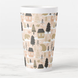 Taza De Café Latte Navidades Latte Mug
