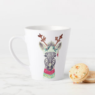 Taza De Café Latte Navidades modernos idea de regalo Latte Mug