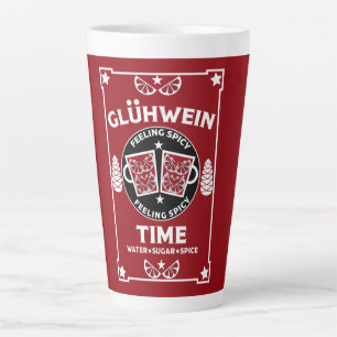 Taza De Café Latte Navidades Mulled Red Wine Glühwein