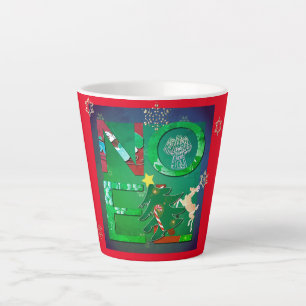 Taza De Café Latte navidades "Noel" Latte Mug