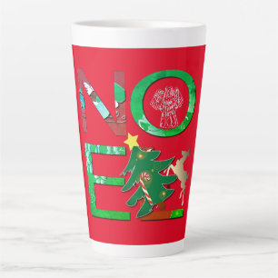 Taza De Café Latte navidades "Noel" Latte Mug