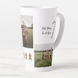 Taza De Café Latte Navidades Personalizados 3 Fotografías de café Mug