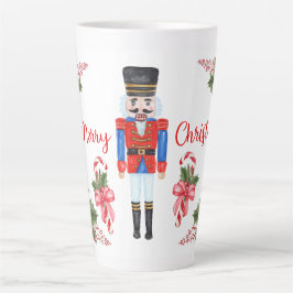 Taza De Café Latte Navidades, petardo latte mug