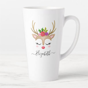 Taza De Café Latte Navidades Reindeer Mug