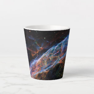 Taza De Café Latte Nebulosa Veil Supernova remite telescopio Hubble