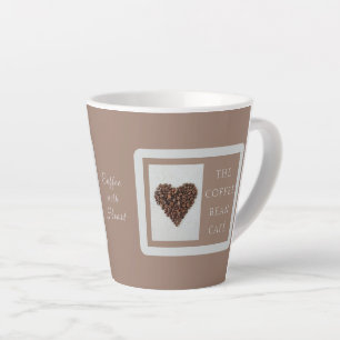 Taza De Café Latte Negocio de Marca de Tienda de Café Artesanal Cálid