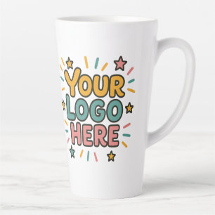 Taza De Café Latte Negocios, Empresa, Publicidad Su Logo Aquí