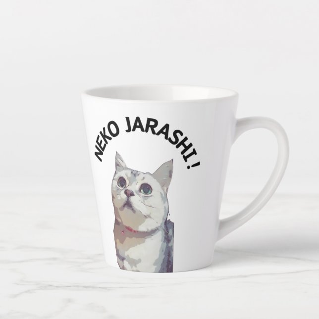 Taza De Café Latte NEKO JARASHI Mugs by ramu (Derecha)