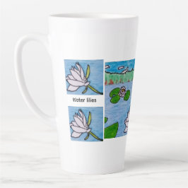 Taza De Café Latte Nenúfares