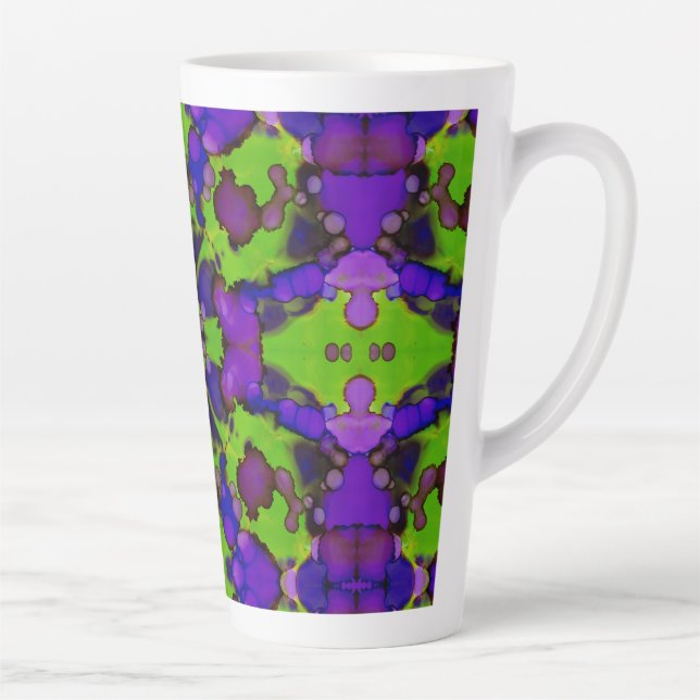 Taza De Café Latte Neon Bloomstorm (Derecha)