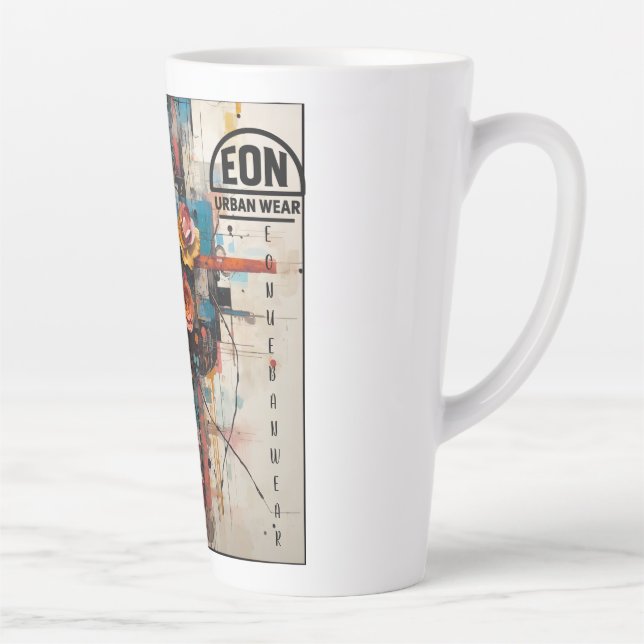 TAZA DE CAFÉ LATTE NEON ROSE (Derecha)