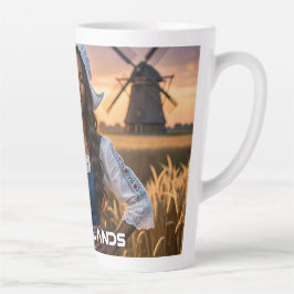 TAZA DE CAFÉ LATTE NETHERLANDS - DUTCH