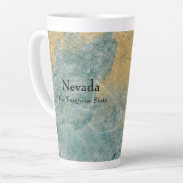 Taza De Café Latte Nevada El Estado Turquesa