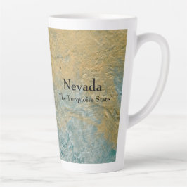 Taza De Café Latte Nevada El Estado Turquesa