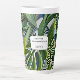 Taza De Café Latte New Home Same Coffee Habit – Personalized 