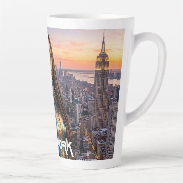 TAZA DE CAFÉ LATTE NEW YORK - NYC - (Derecha)