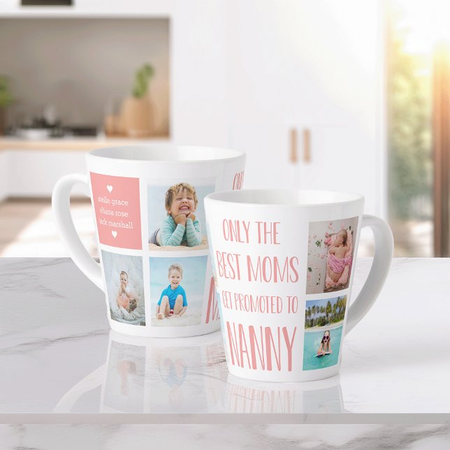 Taza De Café Latte Nietos de la niñera de Cuadros Foto y nombre (Subido por el creador)