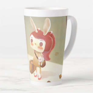 Taza De Café Latte Niña perdida en el bosque