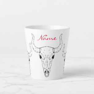 Taza De Café Latte Ningún Bull Nunca Thunder_Cove