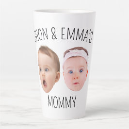 Taza De Café Latte Niños fotográficos personalizados, regalo del Día 