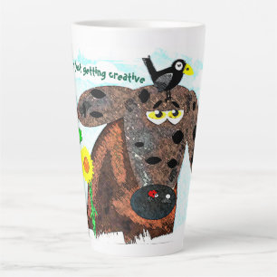 Taza De Café Latte No aburrimiento siendo creativo