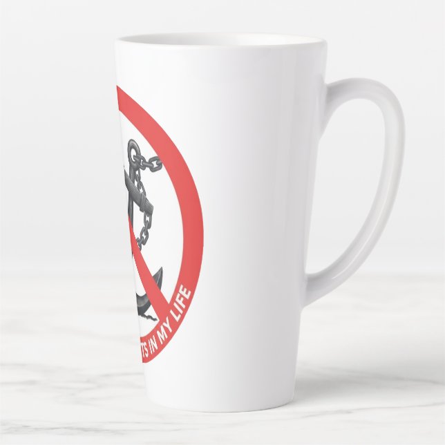 Taza De Café Latte No attachments in my life (Derecha)