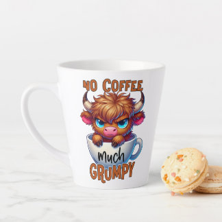 Taza De Café Latte No Café Mucho Gruñón