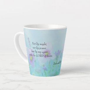 Taza De Café Latte No de Might - Zechariah 4:6
