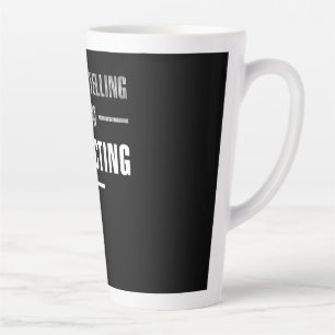 Taza De Café Latte No Estoy Gritando Que Proyecte El Regalo De Spian