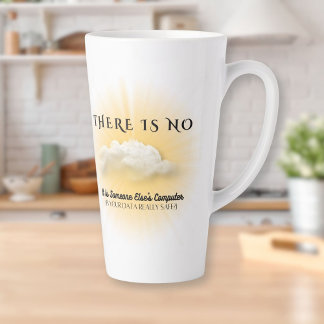 Taza De Café Latte No Hay Nube, Los Datos Realmente Seguros. Jarra