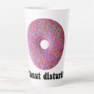Taza De Café Latte No molestar