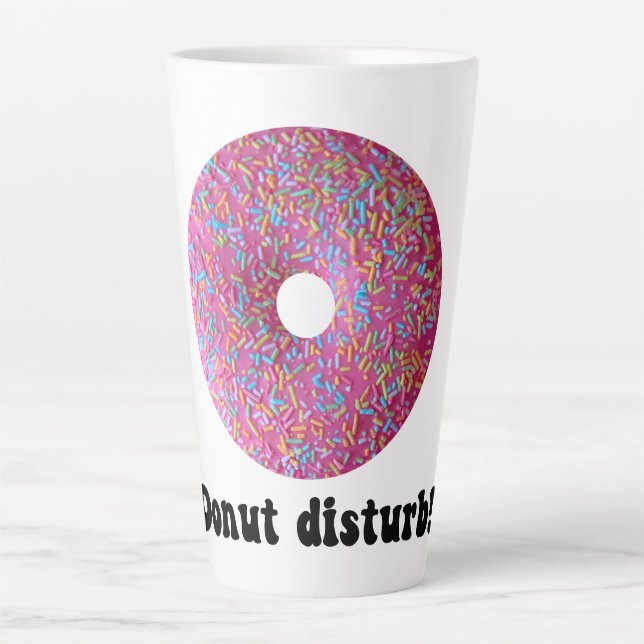 Taza De Café Latte No molestar (Anverso)