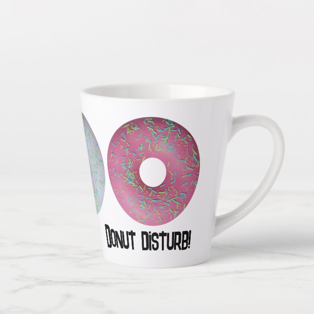 Taza De Café Latte ¡No moleste! (Derecha)