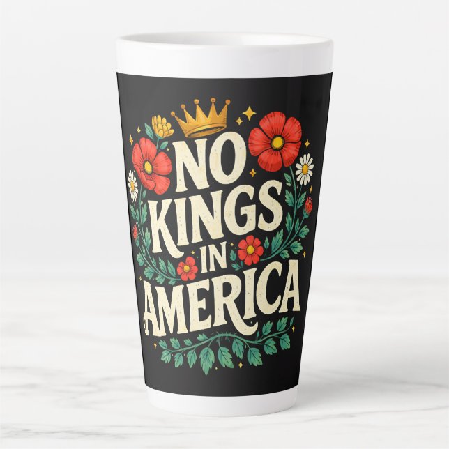 Taza De Café Latte No Reyes América (Anverso)