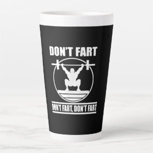 Taza De Café Latte No se fastidien con el gimnasio divertido