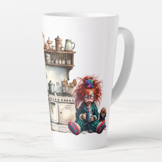 Taza De Café Latte No sentirlo hoy (Ángulo derecho)