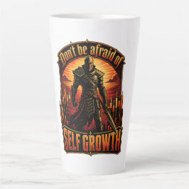 Taza De Café Latte No Tengas Miedo de Caballero de Comercio Mental de