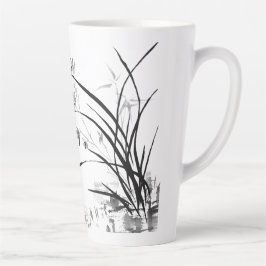 Taza De Café Latte Nobleza Orquídea