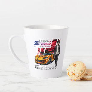 Taza De Café Latte Noche a la velocidad  