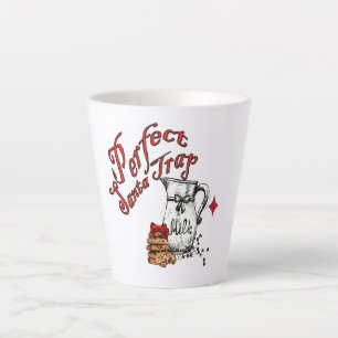 Taza De Café Latte Nochebuena Mikitiez 25 de diciembre Santa leche